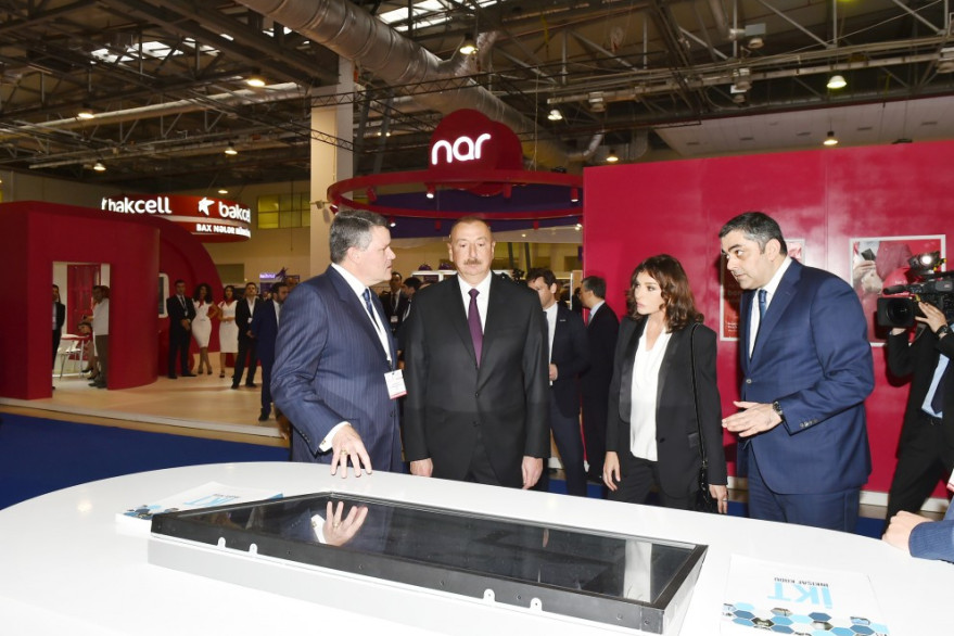 President Ilham Aliyev viewed Bakutel 2018 exhibition