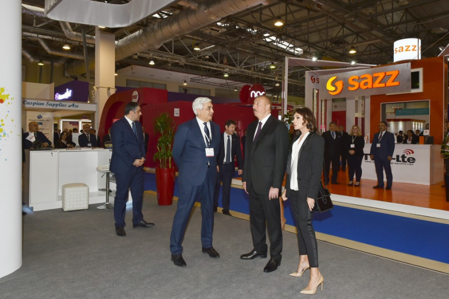 President Ilham Aliyev viewed Bakutel 2018 exhibition