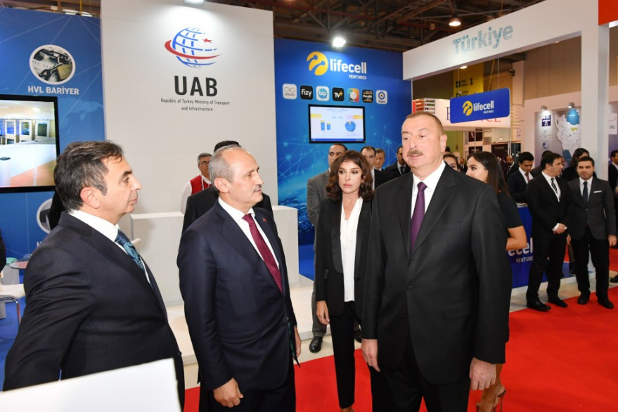 President Ilham Aliyev viewed Bakutel 2018 exhibition