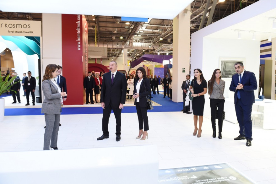 President Ilham Aliyev viewed Bakutel 2018 exhibition