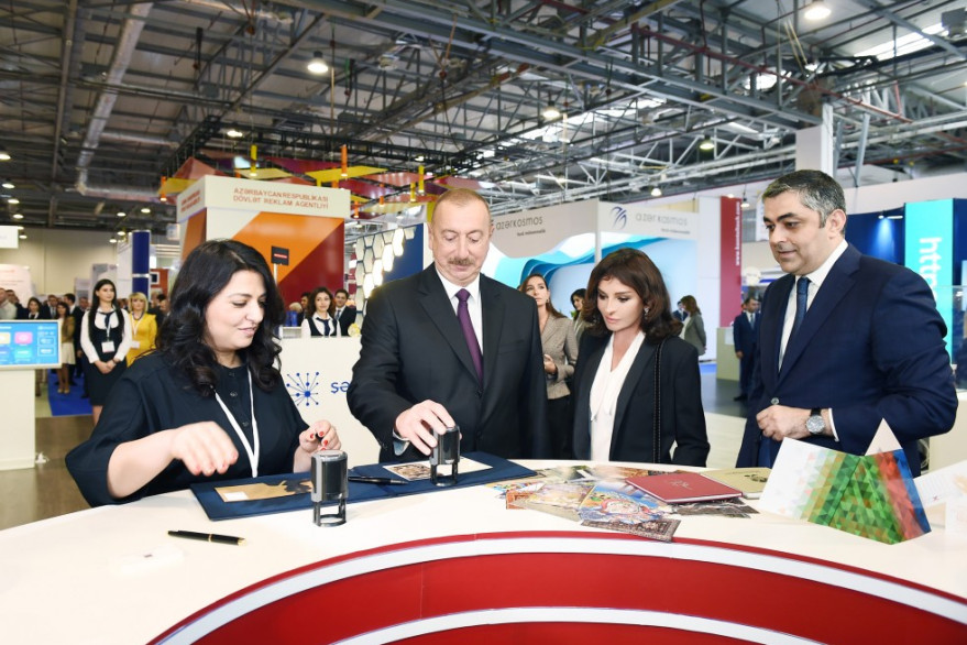 President Ilham Aliyev viewed Bakutel 2018 exhibition