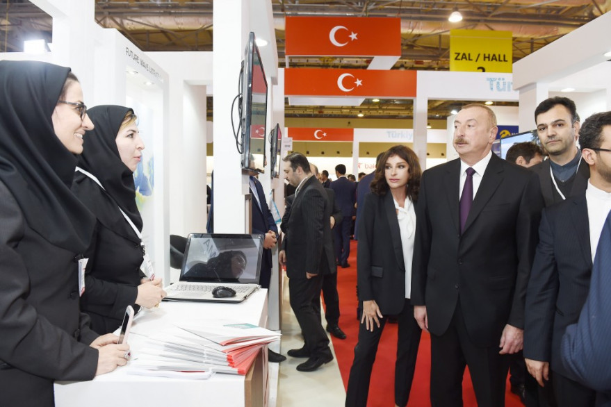 President Ilham Aliyev viewed Bakutel 2018 exhibition