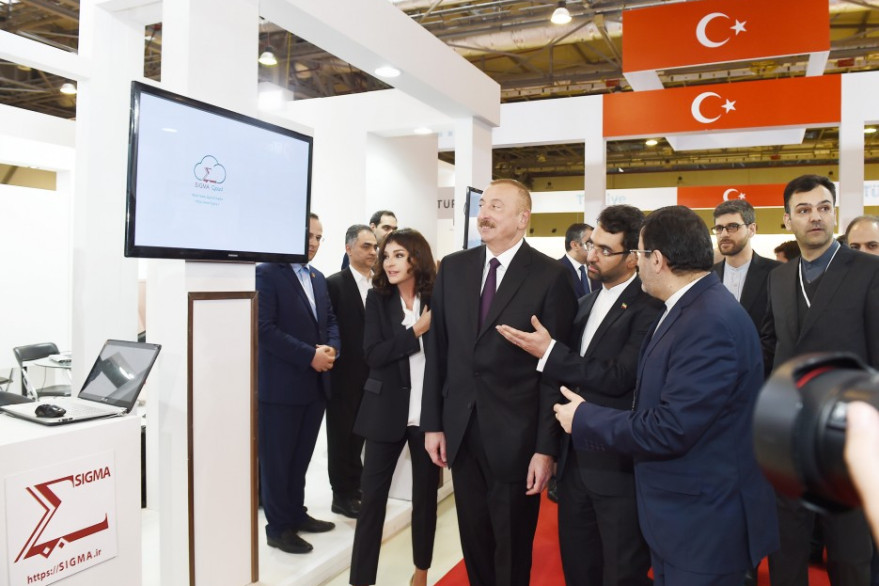 President Ilham Aliyev viewed Bakutel 2018 exhibition