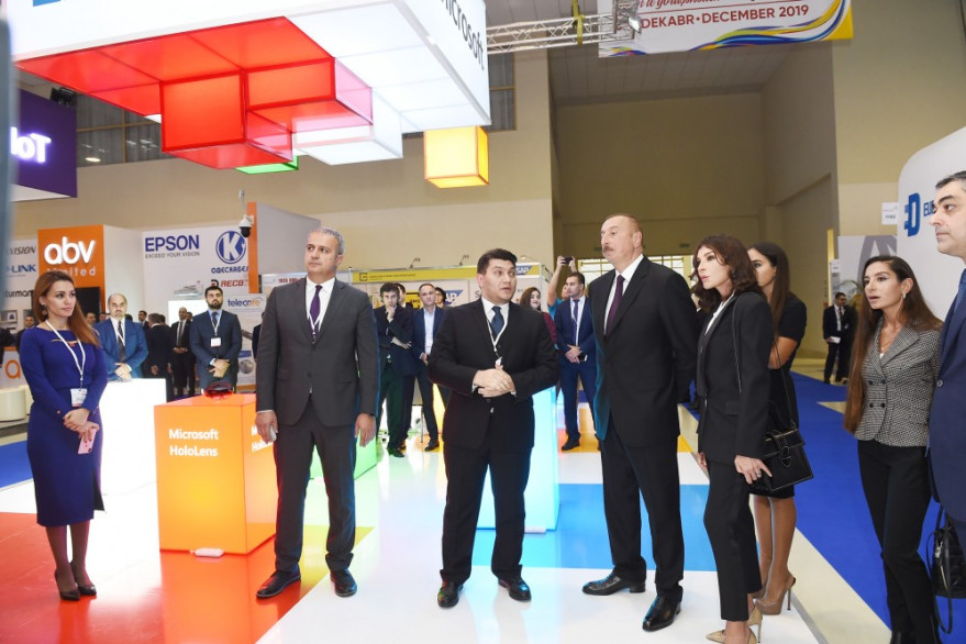 President Ilham Aliyev viewed Bakutel 2018 exhibition