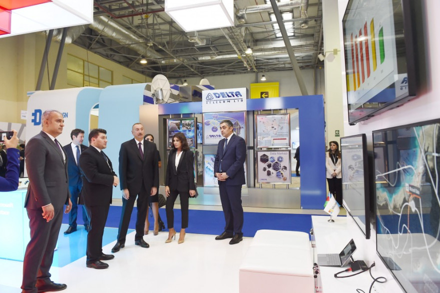 President Ilham Aliyev viewed Bakutel 2018 exhibition