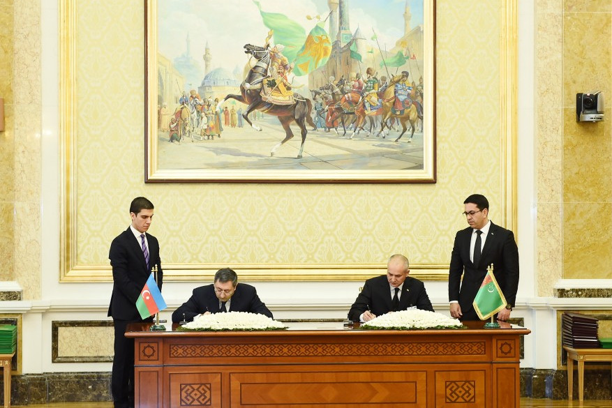 Подписаны азербайджано-туркменские документы