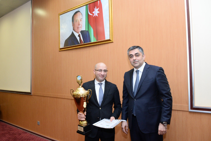 Winners of contest and competitions  dedicated to 135th anniversary of telephone communication in Azerbaijan awarded