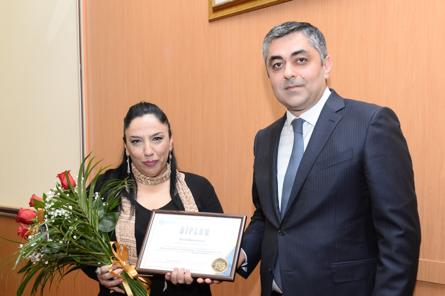 Winners of contest and competitions  dedicated to 135th anniversary of telephone communication in Azerbaijan awarded