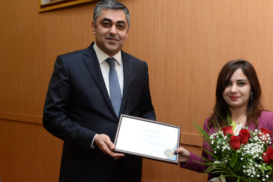 Награждены победители конкурсов и соревнований, посвященных 135-й годовщине  создания телефонной связи в Азербайджане 