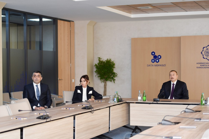 Ilham Aliyev attends opening of Regional Data and International Switching centers of Ministry of Communications and High Technologies