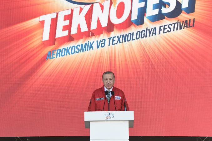 Prezidentlər İlham Əliyev və Rəcəb Tayyib Ərdoğan Bakıda keçirilən “TEKNOFEST Azərbaycan” festivalında