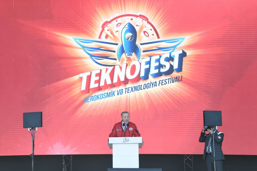 Prezidentlər İlham Əliyev və Rəcəb Tayyib Ərdoğan Bakıda keçirilən “TEKNOFEST Azərbaycan” festivalında