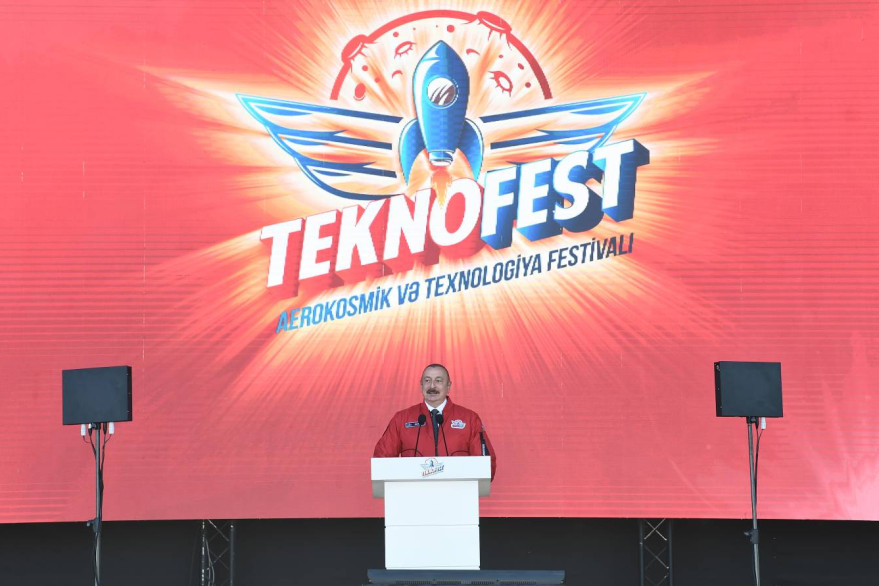 Prezidentlər İlham Əliyev və Rəcəb Tayyib Ərdoğan Bakıda keçirilən “TEKNOFEST Azərbaycan” festivalında