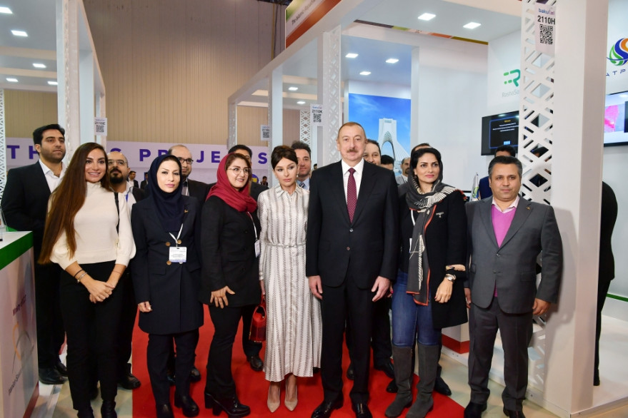 Prezident İlham Əliyev “Bakutel 2019” sərgisi ilə tanış olub