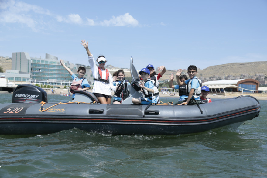 Entertaining and educational event "One Day of Yachting Sports" organized for martyrs' children 