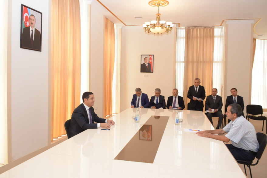 Nazirin birinci  müavini Göygöldə vətəndaşlarla  görüşüb