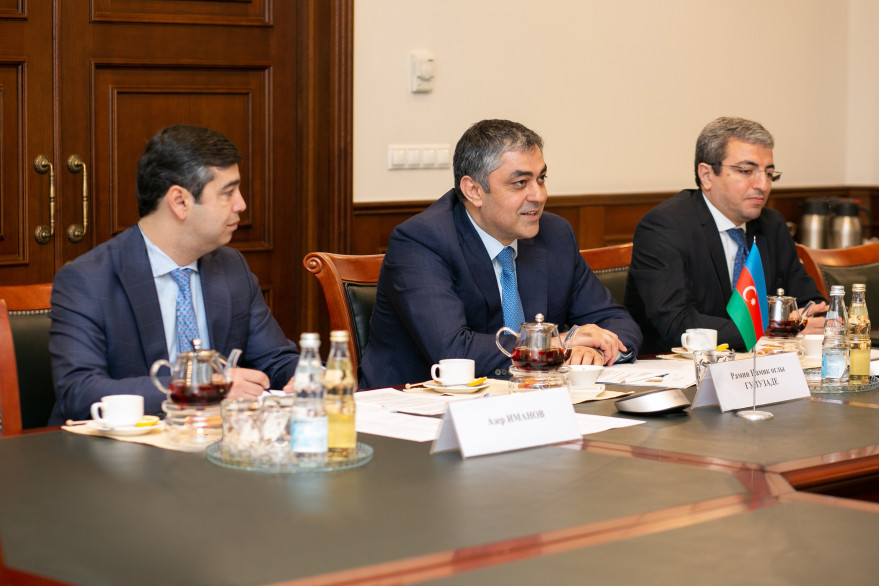 Minister of Transport, Communications and High Technologies Ramin Guluzade pays a visit to Russia