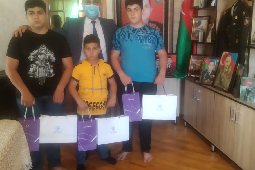 Children of martyrs were visited in connection with June 1 – International Children’s Day