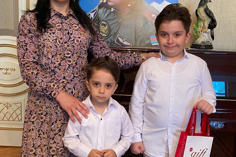 Children of martyrs were visited in connection with June 1 – International Children’s Day
