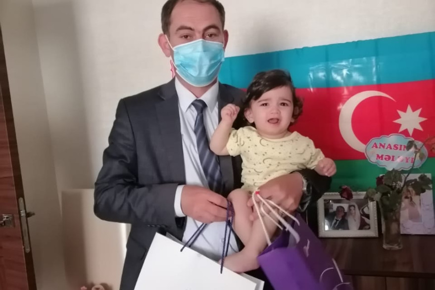 Children of martyrs were visited in connection with June 1 – International Children’s Day