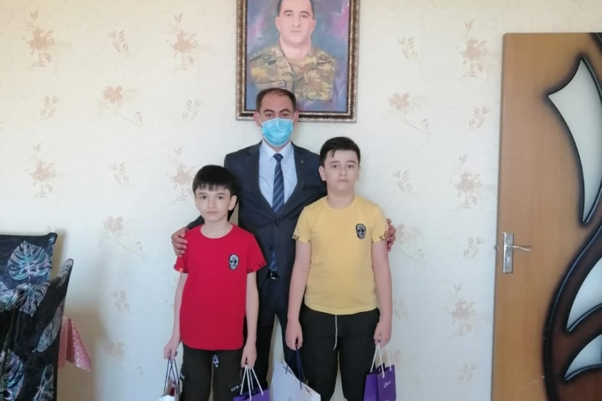 Children of martyrs were visited in connection with June 1 – International Children’s Day