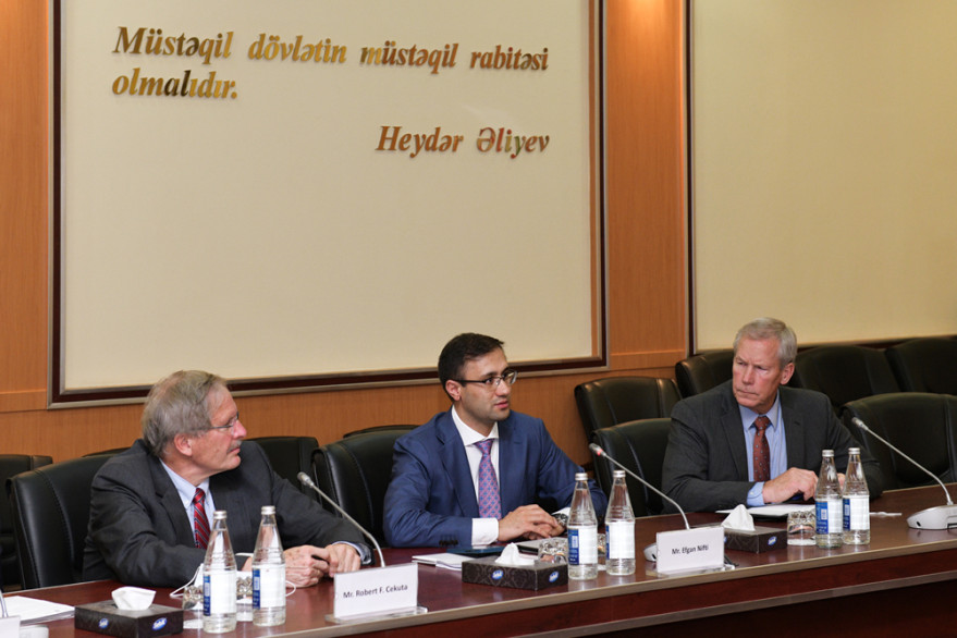 Nazir  Rəşad Nəbiyev ABŞ-ın “Xəzər Siyasət Mərkəzi”nin  icraçı direktoru ilə görüşüb