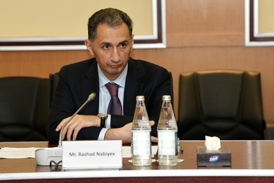 Nazir  Rəşad Nəbiyev ABŞ-ın “Xəzər Siyasət Mərkəzi”nin  icraçı direktoru ilə görüşüb