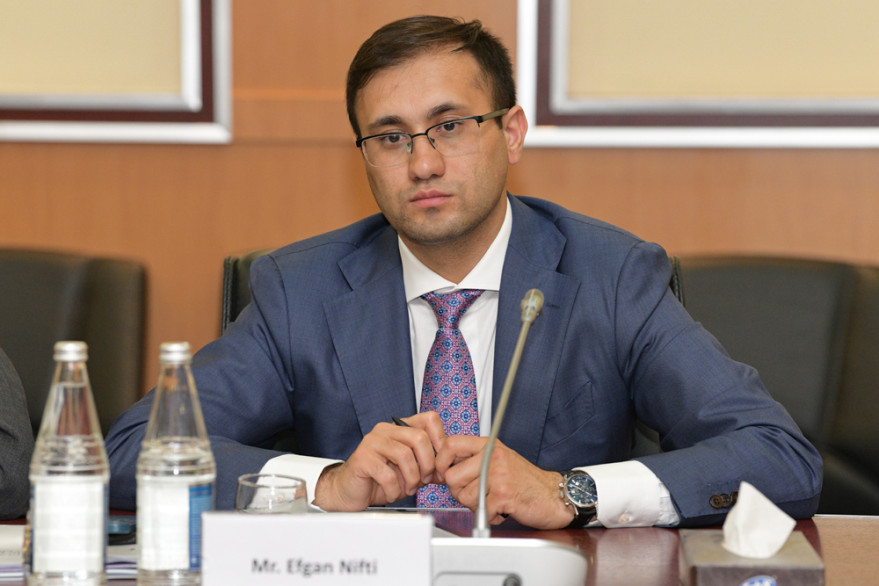 Nazir  Rəşad Nəbiyev ABŞ-ın “Xəzər Siyasət Mərkəzi”nin  icraçı direktoru ilə görüşüb
