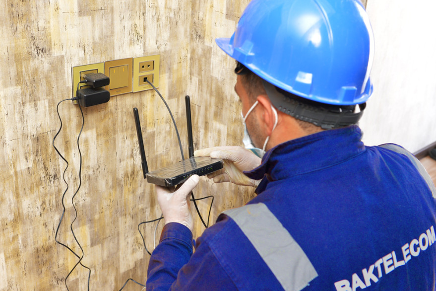 Baktelecom launches optical network in Bina settlement