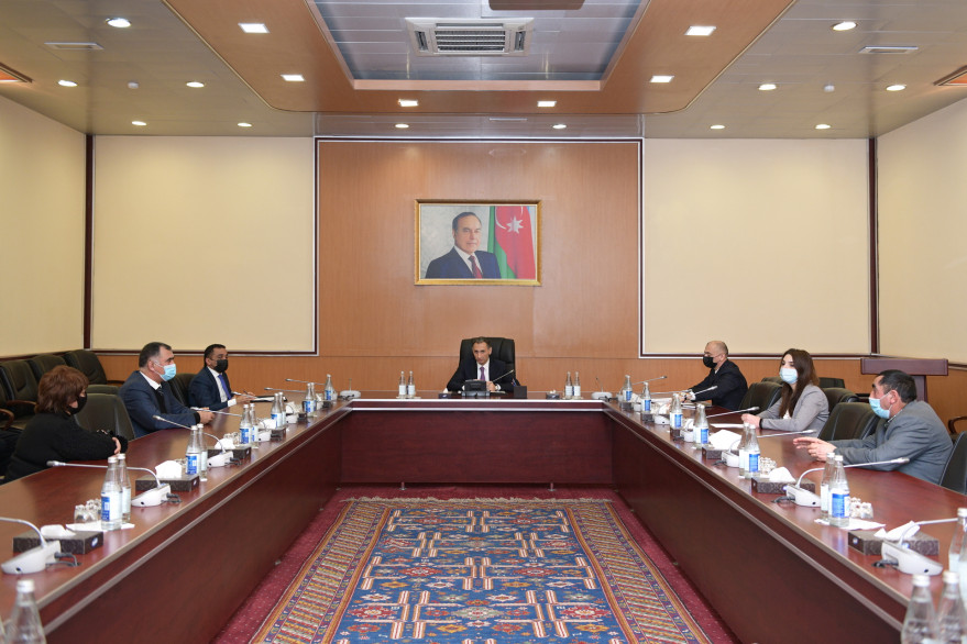 Nəqliyyat, Rabitə və Yüksək Texnologiyalar Nazirliyində Xocalıdan olan rabitəçilərlə görüş keçirilib  