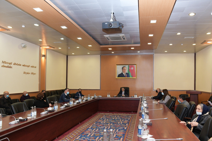 Nəqliyyat, Rabitə və Yüksək Texnologiyalar Nazirliyində Xocalıdan olan rabitəçilərlə görüş keçirilib  
