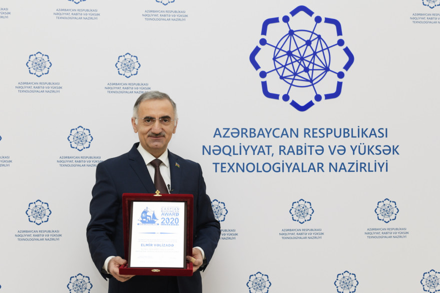 Elmir Velizade awarded Caspian Business Award 2020