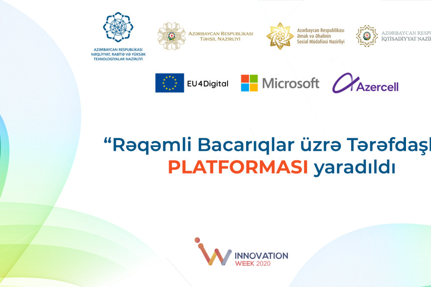 “Rəqəmli bacarıqlar üzrə tərəfdaşlıq” platforması təsis edilib