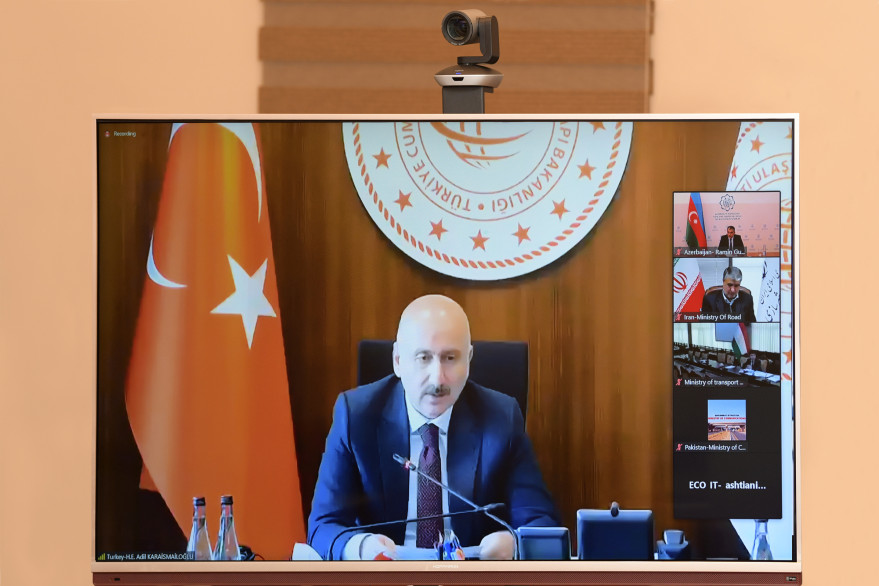 Minister Ramin Guluzade attended virtual meeting of ECO Transport Ministers 