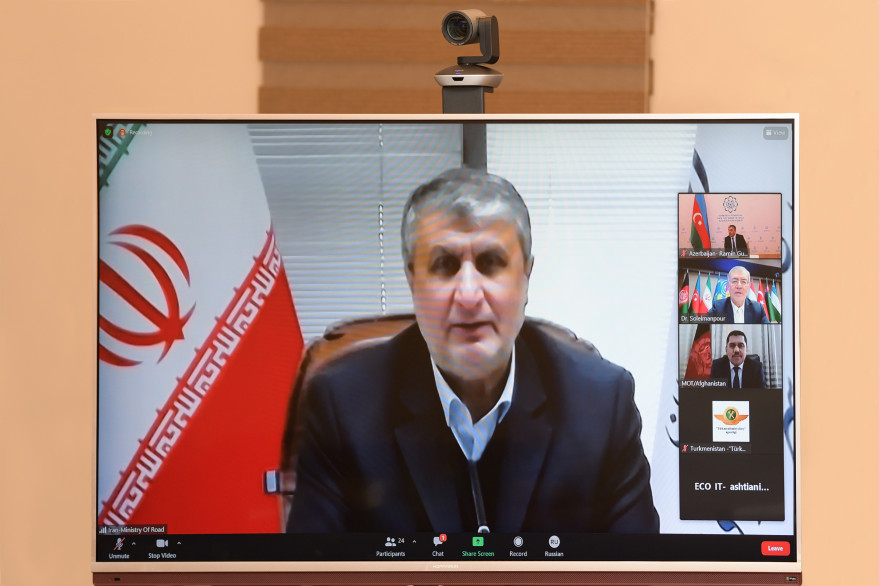 Minister Ramin Guluzade attended virtual meeting of ECO Transport Ministers 