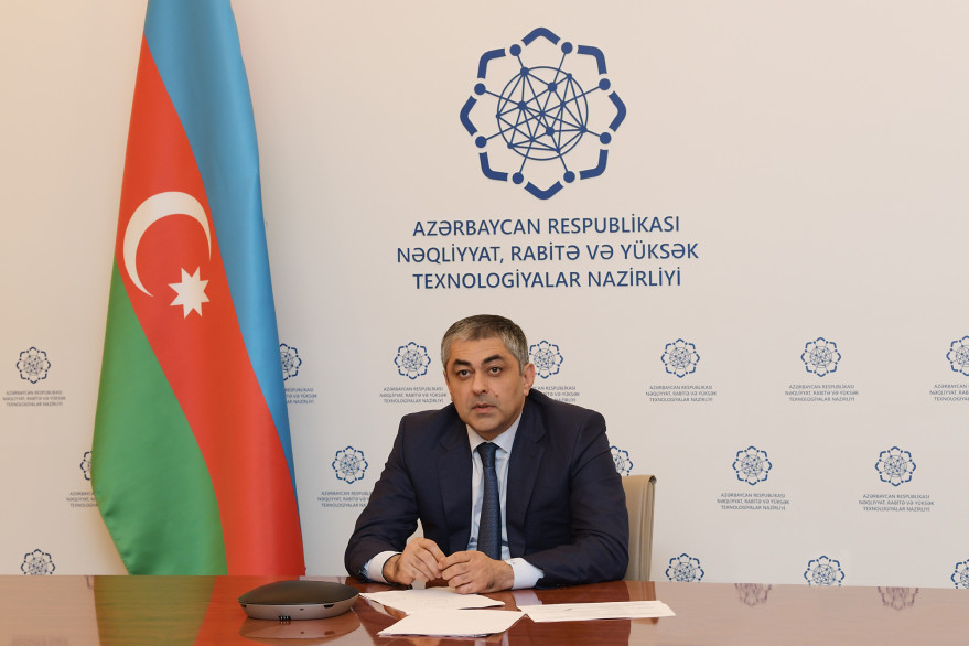 Minister Ramin Guluzade attended virtual meeting of ECO Transport Ministers 
