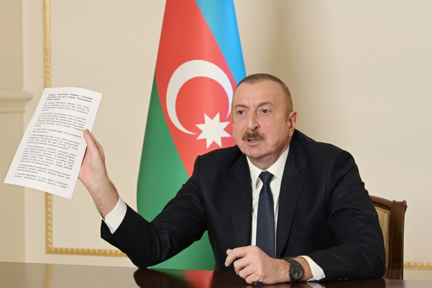 Президент Азербайджана Ильхам Алиев обратился к народу