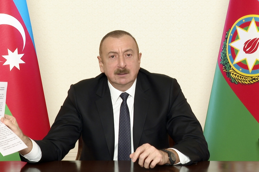 Президент Азербайджана Ильхам Алиев обратился к народу
