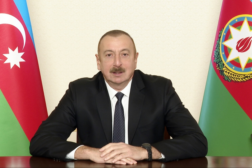 Президент Азербайджана Ильхам Алиев обратился к народу