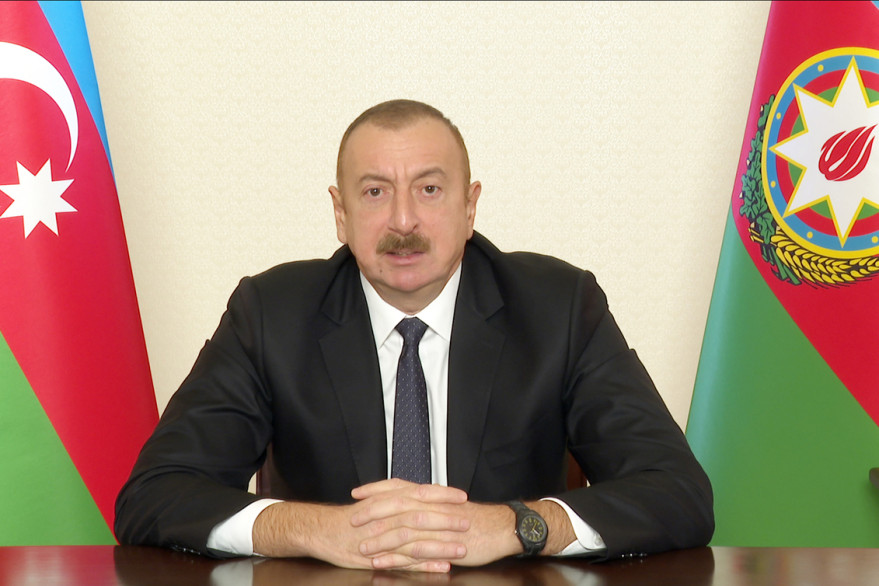 Президент Азербайджана Ильхам Алиев обратился к народу