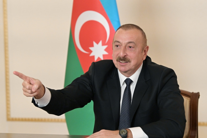 Azerbaijani President Ilham Aliyev addressed the nation