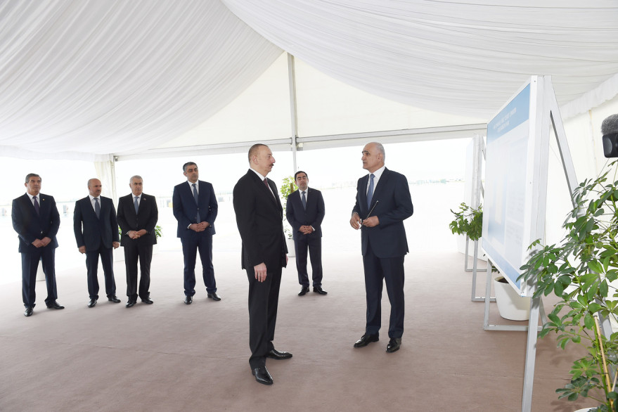 President Ilham Aliyev attended opening of Baku International Sea Trade Port Complex