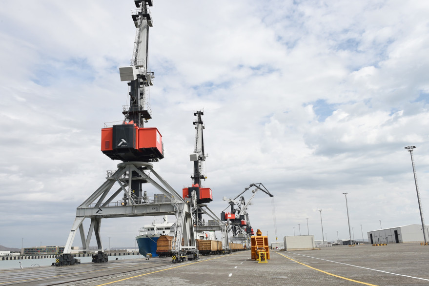 President Ilham Aliyev attended opening of Baku International Sea Trade Port Complex