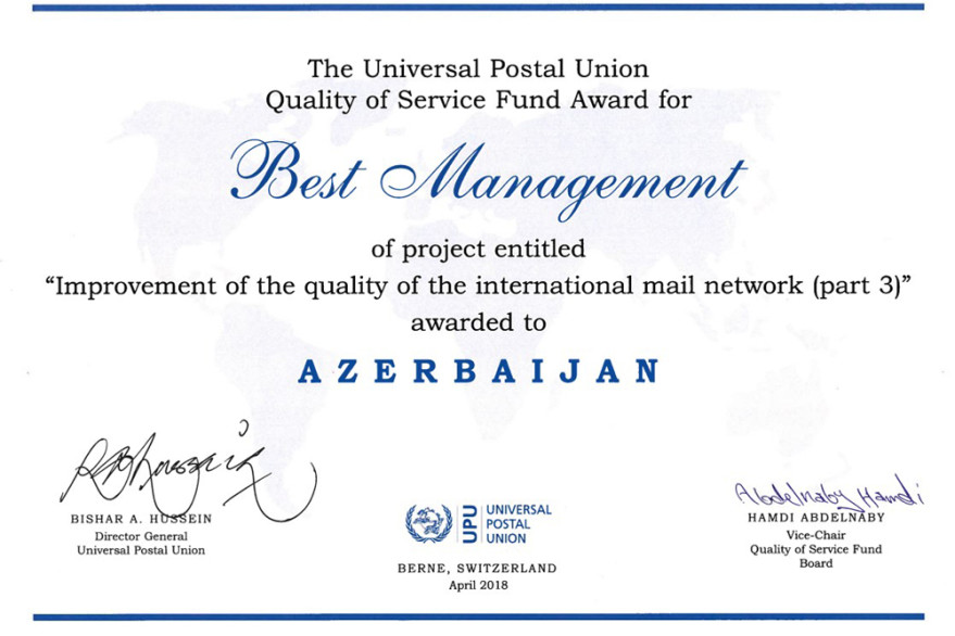 UPU spring session was successful for Azerbaijan