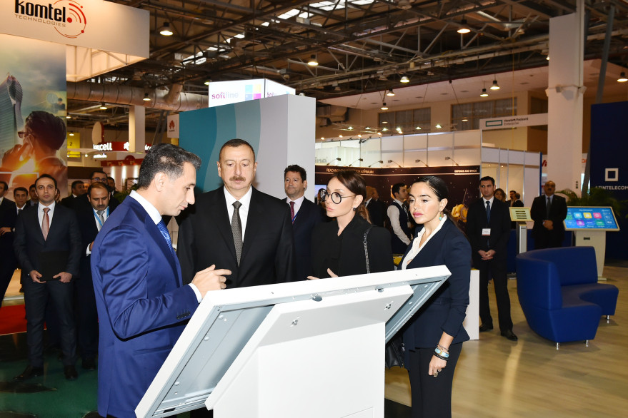 President Ilham Aliyev viewed Bakutel 2017 exhibition
