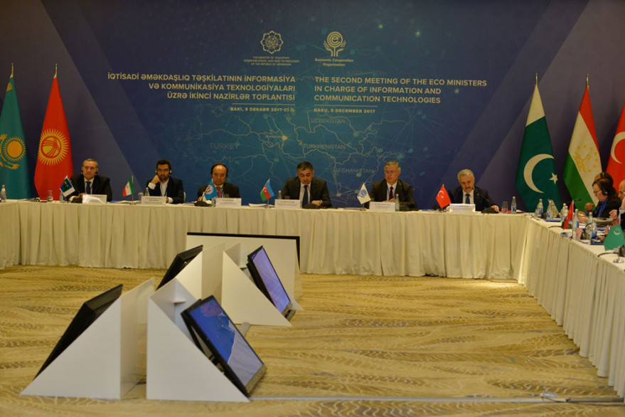 В Баку состоялось 2-е заседание министров информации и коммуникационных технологий стран-членов Организации экономического сотрудничества