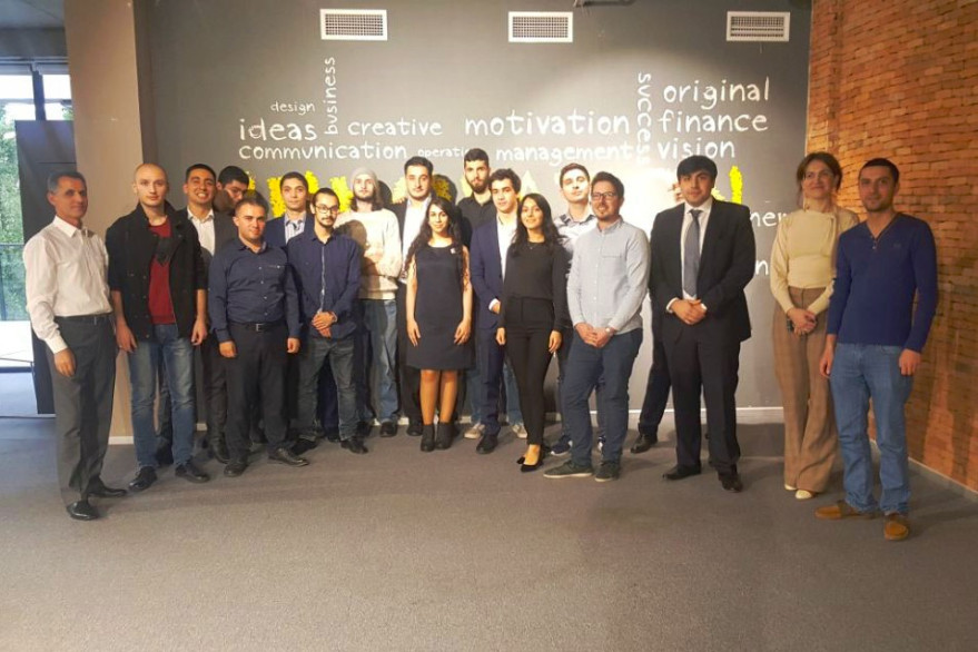 Azerbaijani startuppers in Georgia