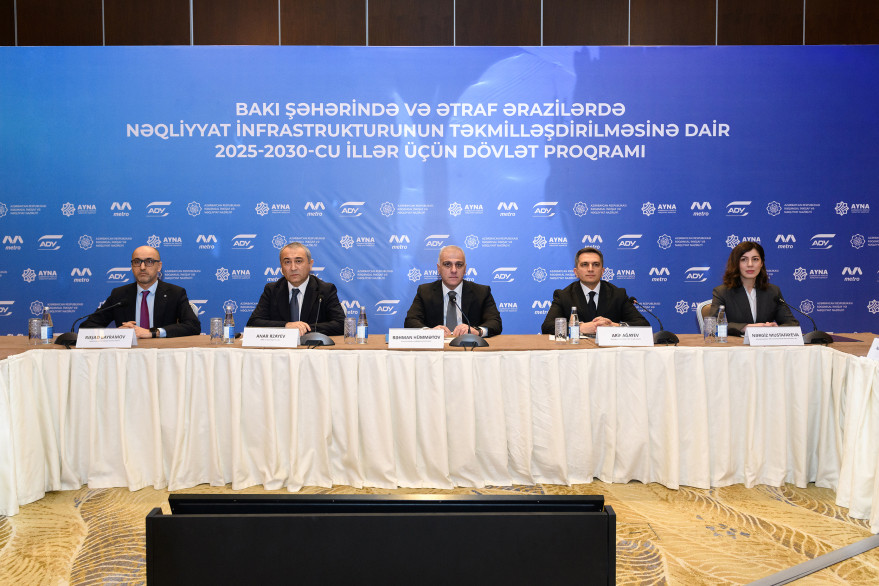 Roundtable on the 2025 State Program for the Improvement of Transport Infrastructure in Baku and Surrounding Areas