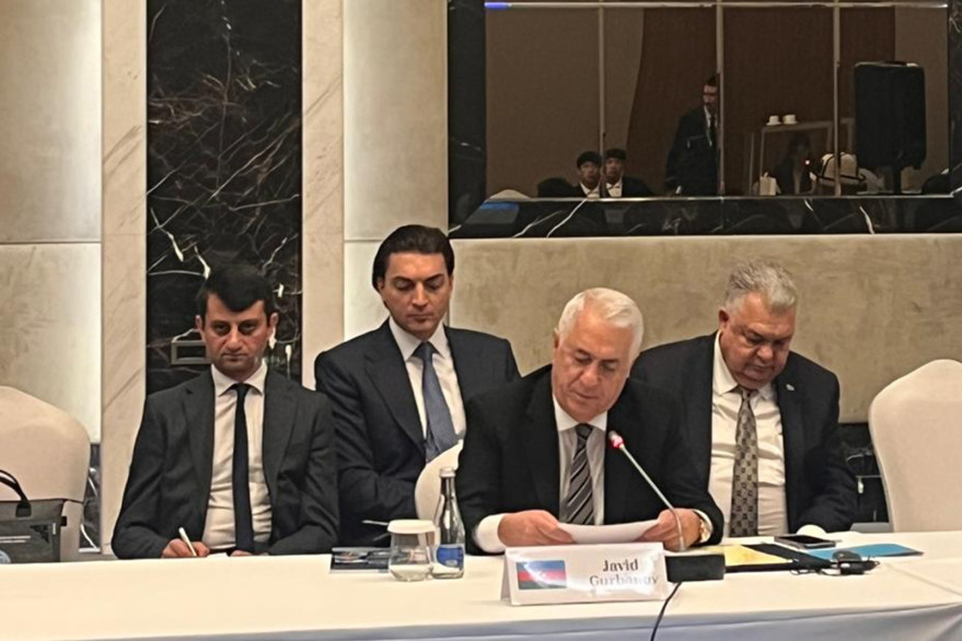 Nazir müavini Bişkekdə keçirilən Beynəlxalq Nəqliyyat Forumunda iştirak edib