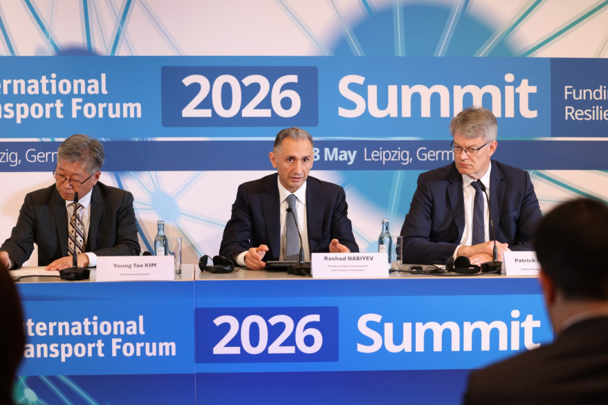Azərbaycanın prezidentliyi ilə Almaniyada Beynəlxalq Nəqliyyat Forumunun Sammiti başlayıb